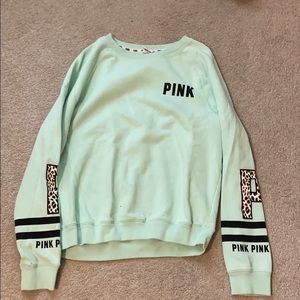 Pink mint sweatshirt